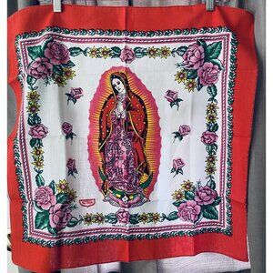 Virgin Of Guadalupe 22 Inch Square Scarf